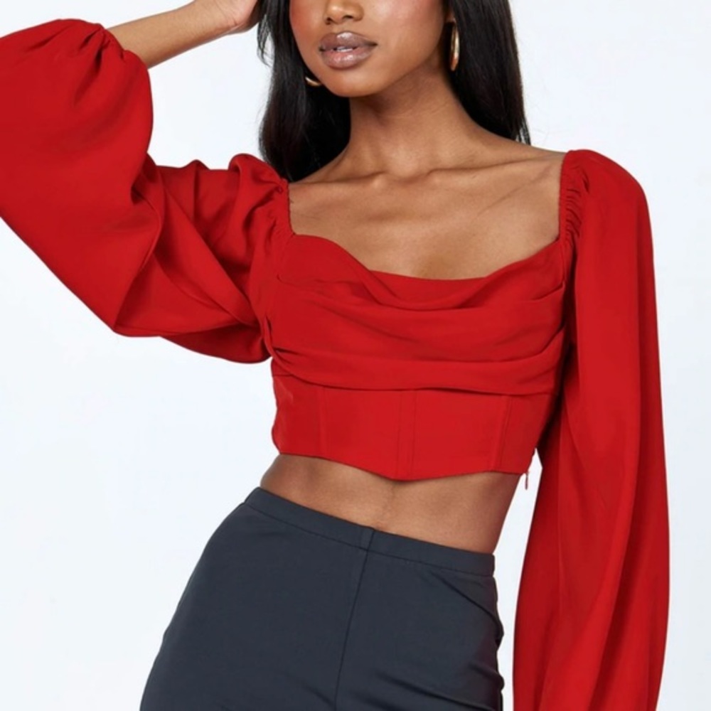 Princess Polly Western Long Sleeve Top